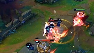 劍魔：Uzi，上次一個(gè)叫李相赫的也和你一樣皮 #Uzi #Faker #水晶哥 #劍魔 #無限火力