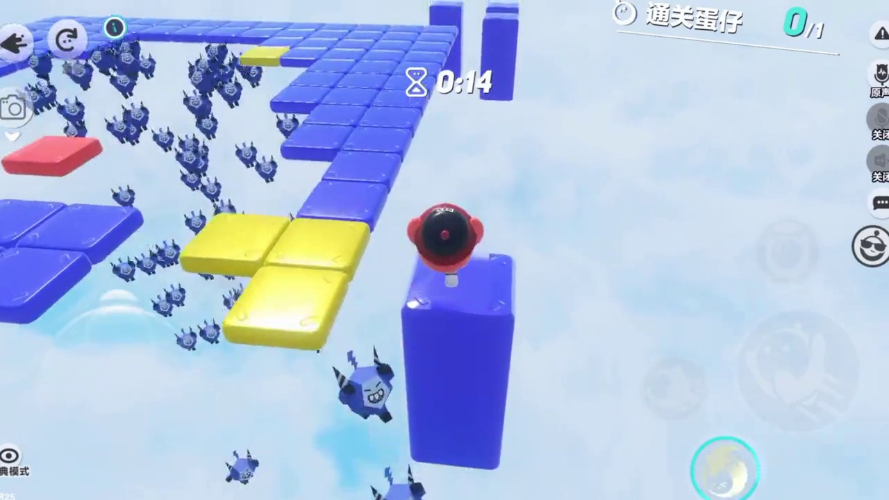 坚持60秒躲避变异蛋！ #打卡一百张蛋仔地图 #蛋仔小剧场#蛋仔赛博蛋客#蛋仔惊魂寻宝队#蛋搭子的日