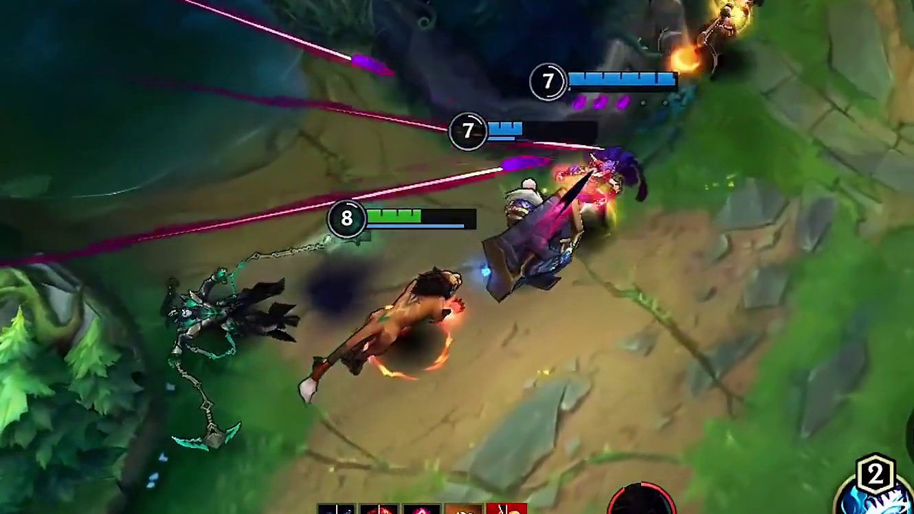 豹女在手游 数值一言难尽 #lolm