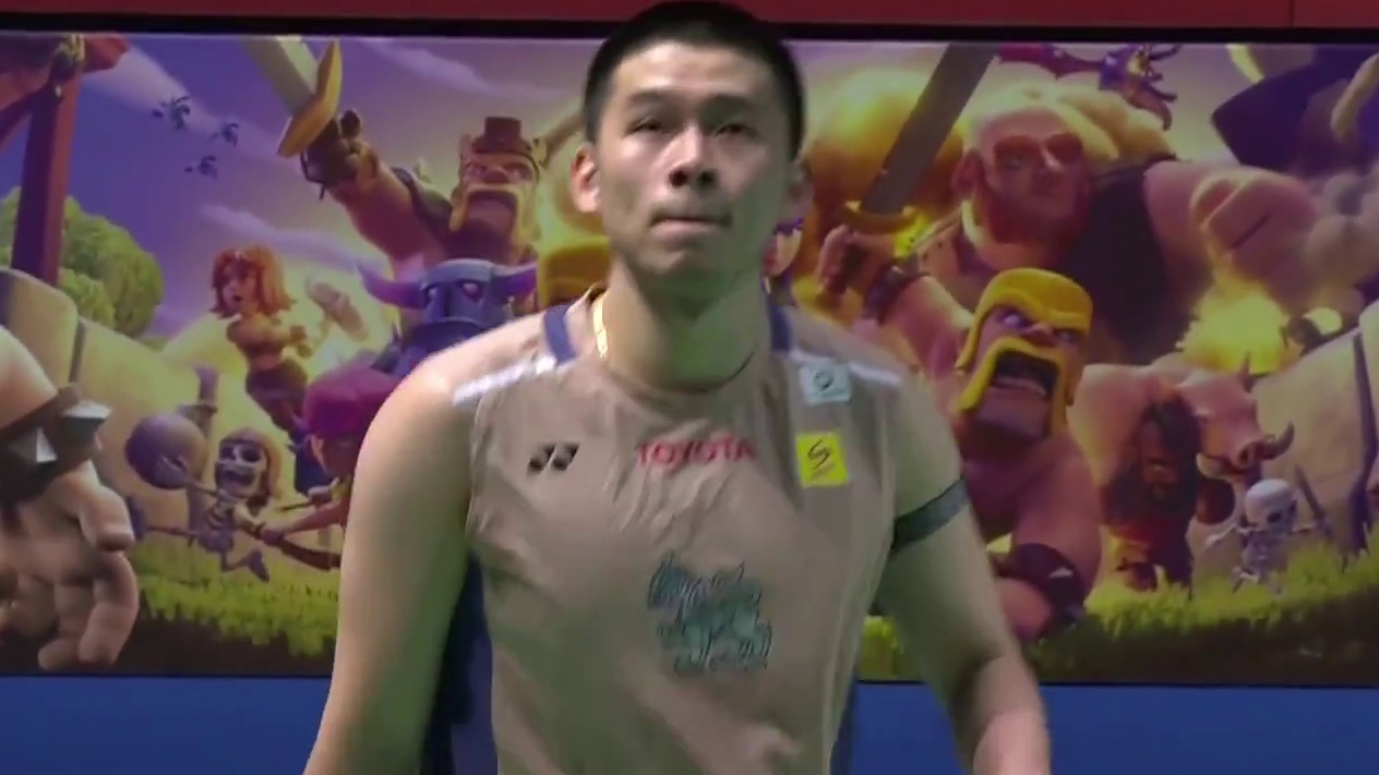 昆拉武特 vs周天成北极羽毛球公开赛决赛-片段1