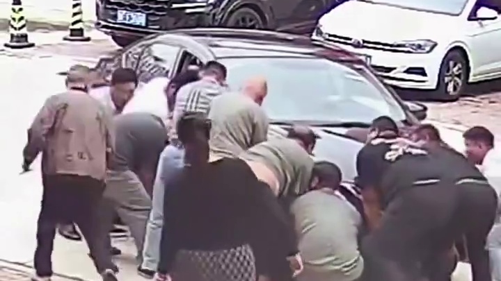 这狗一点事都没有，因为太胖了[捂脸]