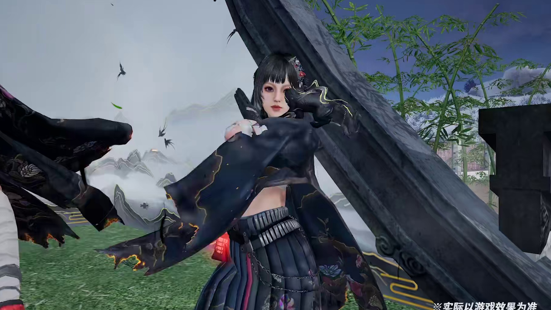 当两个末世的坐标重合之后……生还者厂牌全新联动时装「墨炎狐劫」将于10月16日降临！主题头饰「狐聆惑