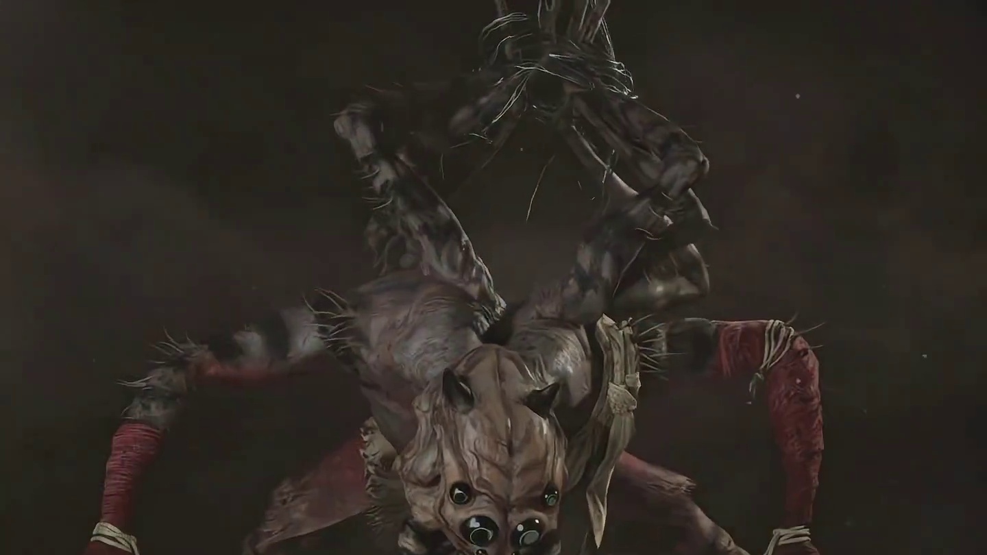 黑神话悟空 这是丢失伤害最多的精魄..傀蛛士.猛力突击的效果 #关于黑神话我有自己的玩法 #黑神话的