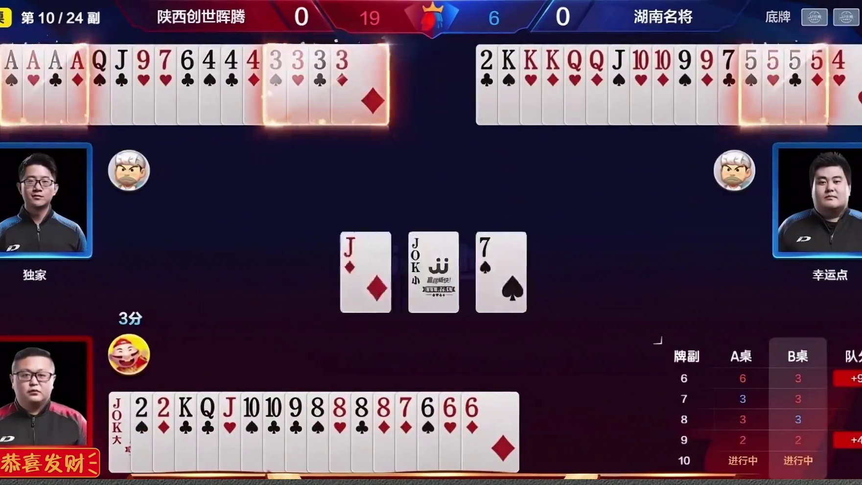 『多炸牌局』——五炸对决（地主输四炸） #jj斗地主 #比赛现场 #精彩瞬间 #瓜子二手车