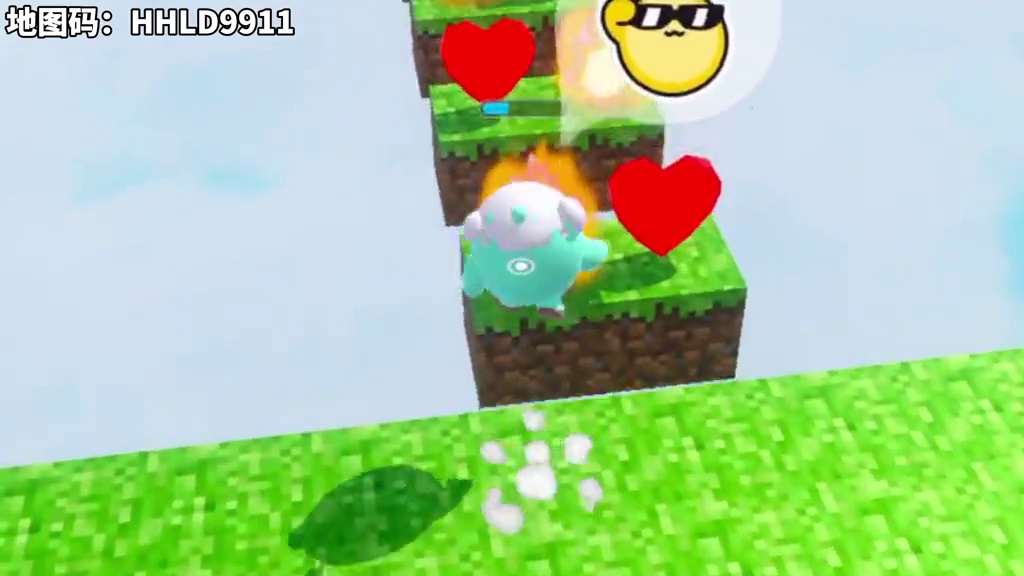 蛋仔派对：倒反天罡的mc地图！竟然用铁剑治疗末影龙？ 打卡一百张蛋仔地图