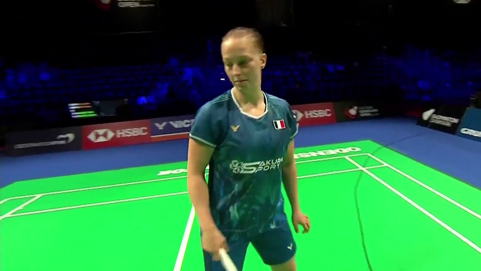 李钟民/蔡侑玎vs吉凯尔/德尔吕丹麦羽毛球公开赛-片段1