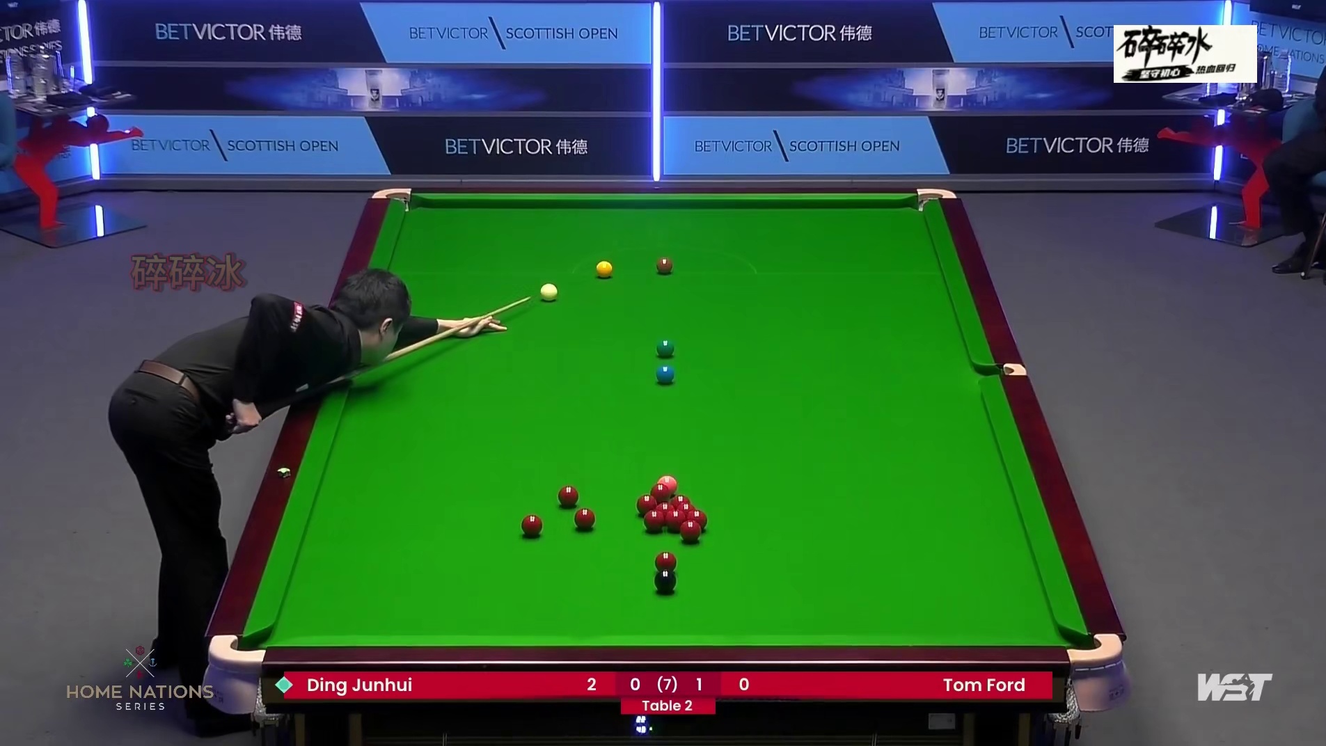 丁俊晖再战苏格兰：两杆长台定江山，单杆118赢得是真帅！