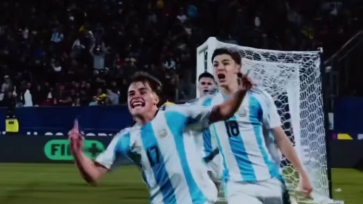 迈阿密国际19岁小将 一击制胜！阿根廷晋级世青赛决赛阿根廷U20