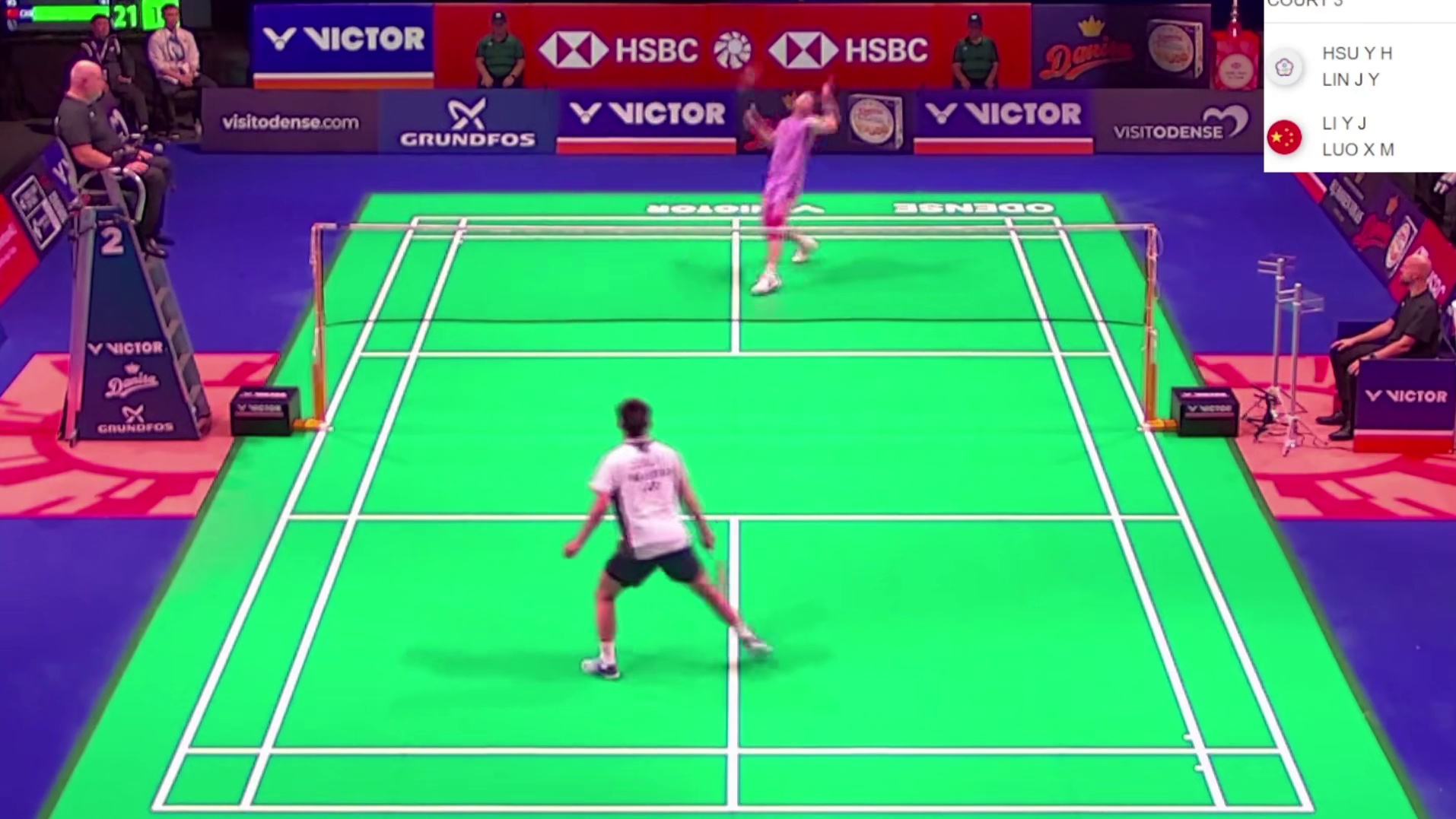 李诗沣局末迅速抹平分差，连得七分，成功晋级