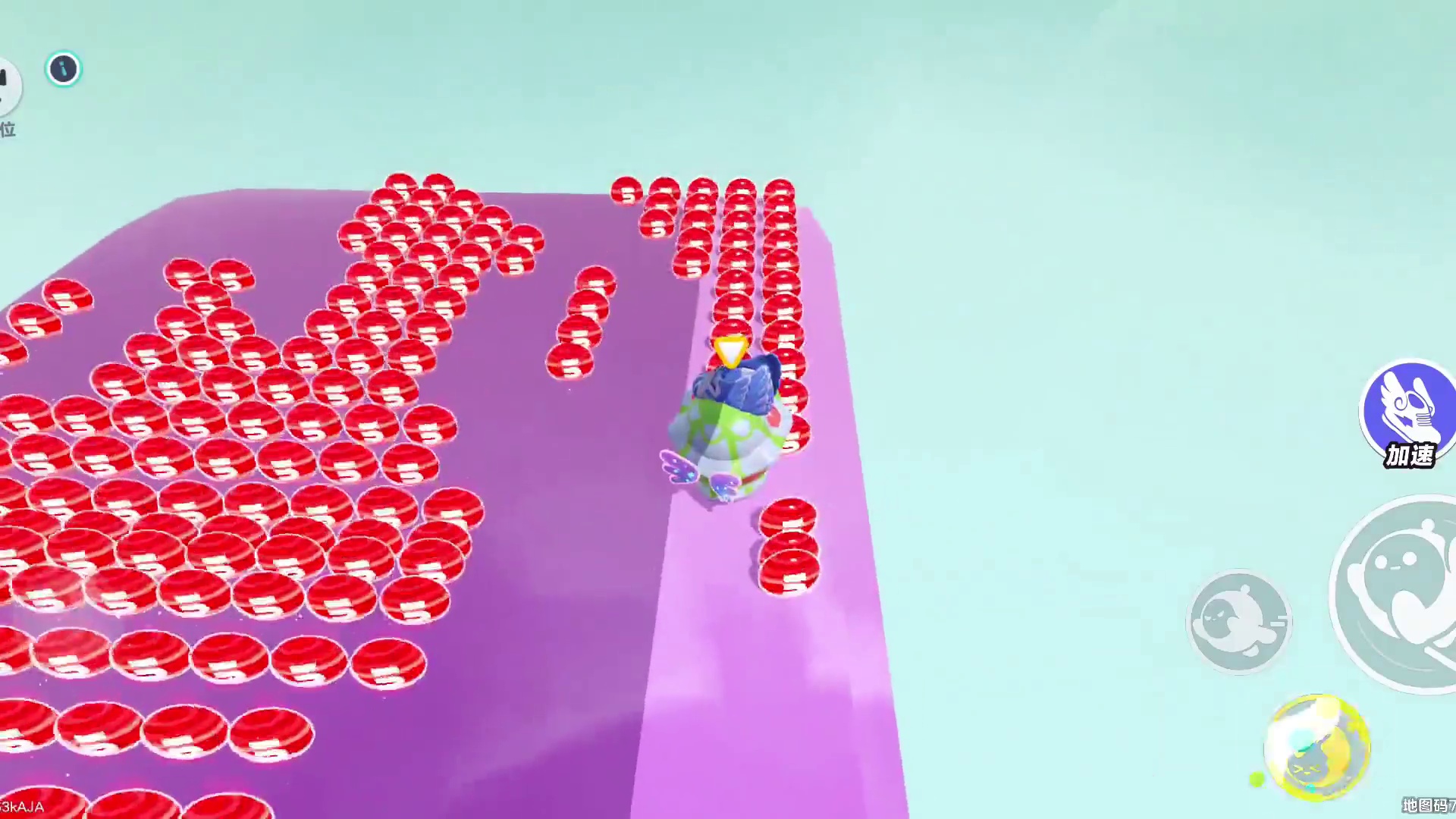 蛋仔派对：超良心吃豆地图，吃累了居然还有加速鞋？ #蛋仔派对创计划 #蛋仔旅行家  #打卡一百张蛋仔