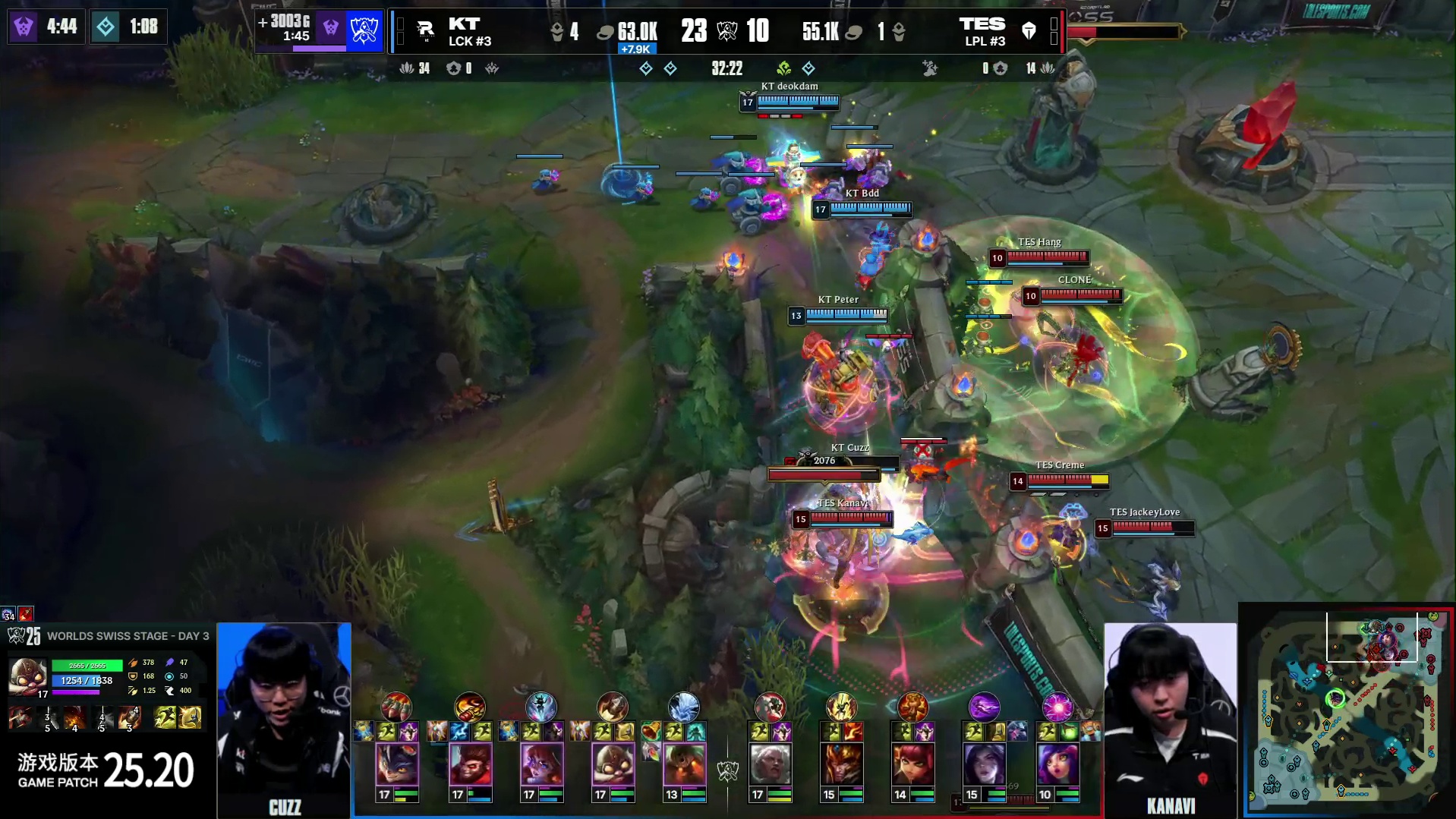 TES在自家高地被打出0换4，369无力回天，KT众人推平基地