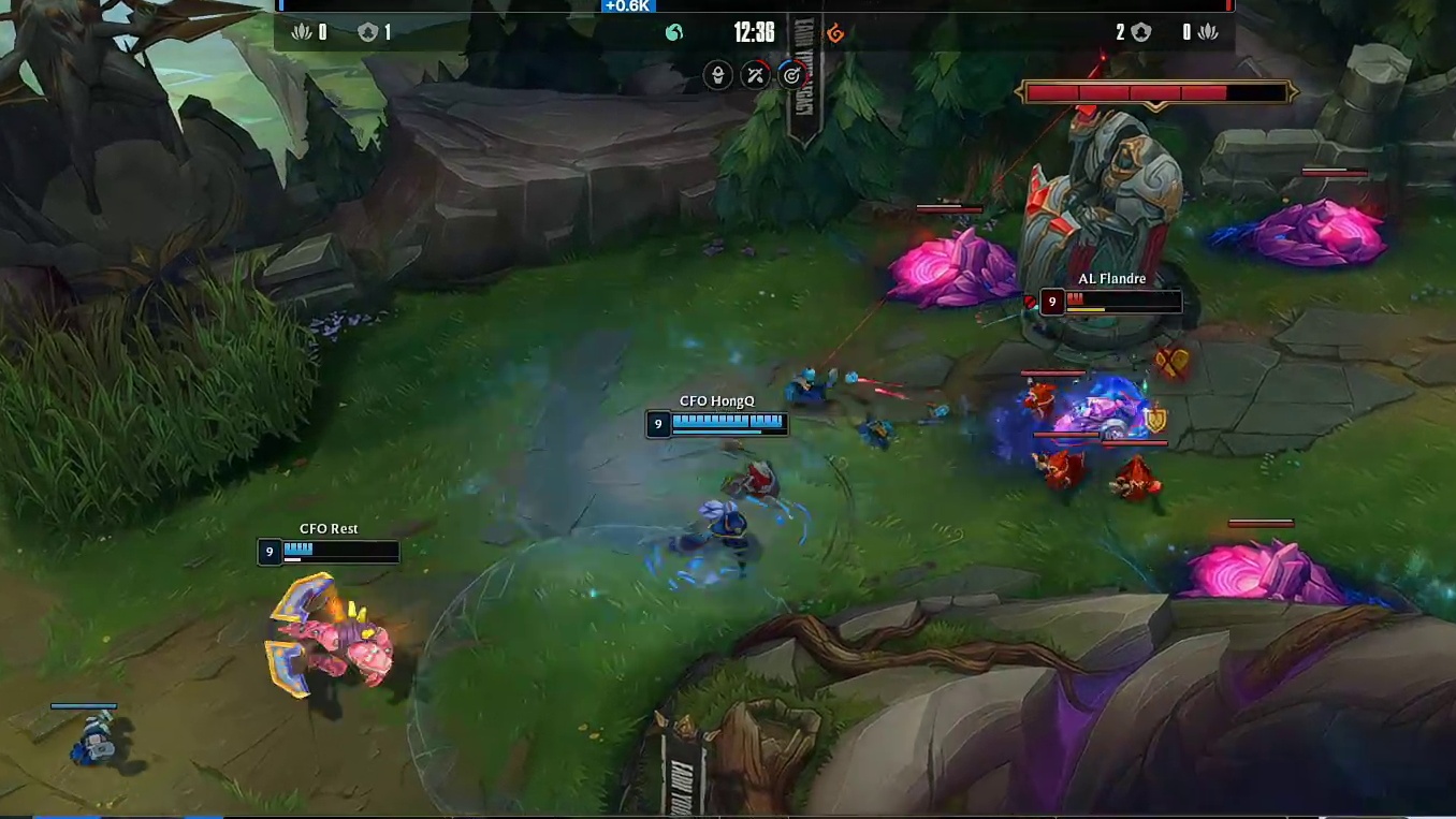 CFO三人抓上，Flandre雷克塞被击杀