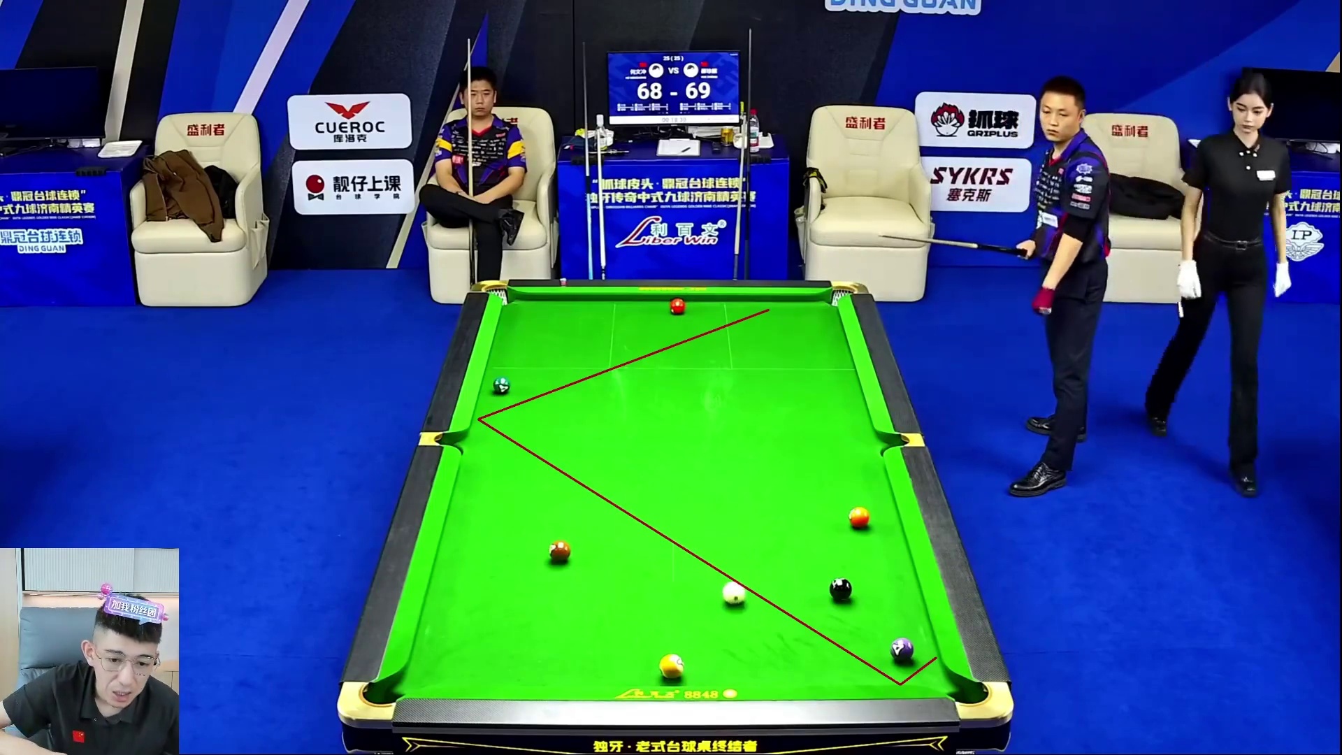 薛珍麒史诗级绝杀，晋级32强！#台球 #薛珍麒