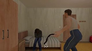 她沒進(jìn)去啊！我開門開早了啊！ #楚河 #逃跑男孩 #逃離家暴 #steam游戲 #主機(jī)游戲