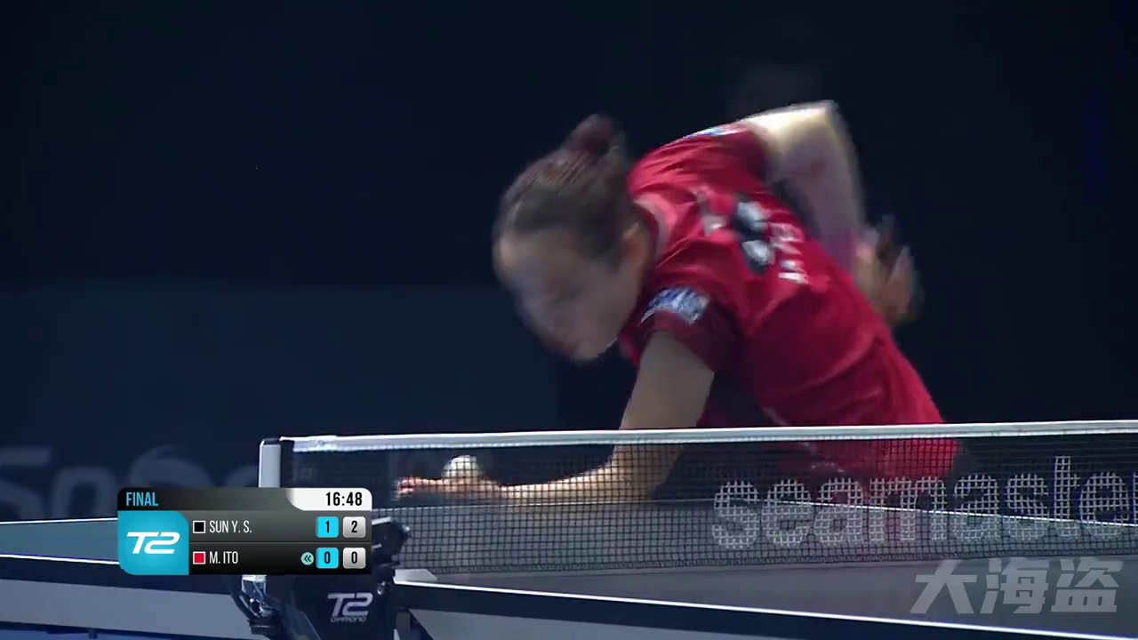 2019T2联赛  孙颖莎VS伊藤美诚  #乒乓球 #孙颖莎 #伊藤美诚 #世界冠军 #职业选手