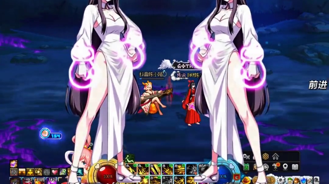 DNF女格斗超火的国风猫女时装搭配来了，重点是全能获取！ #DNF猪猪侠联动  #dnf #地下城与