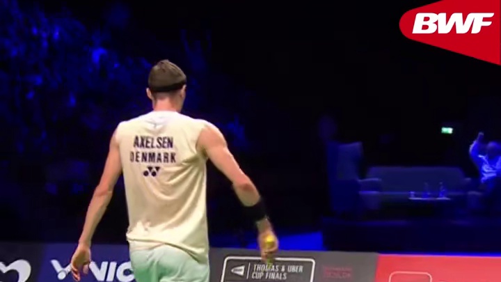 归来！ 安赛龙击败昆拉武特，半决赛迎战石宇奇！#羽毛球 #安赛龙 #丹麦羽毛球公开赛 #昆拉武特