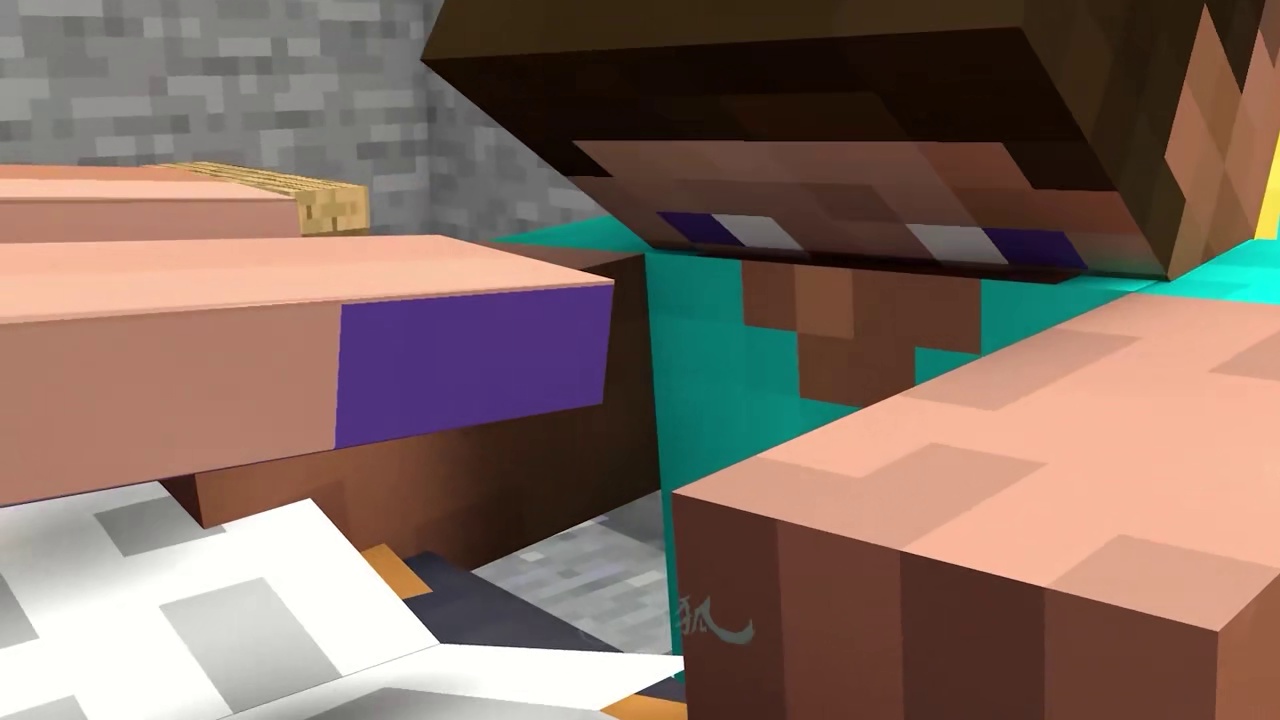 【抽象动画】碧月狐：当代学生良好的精神状态一生 #我的世界 #碧月狐