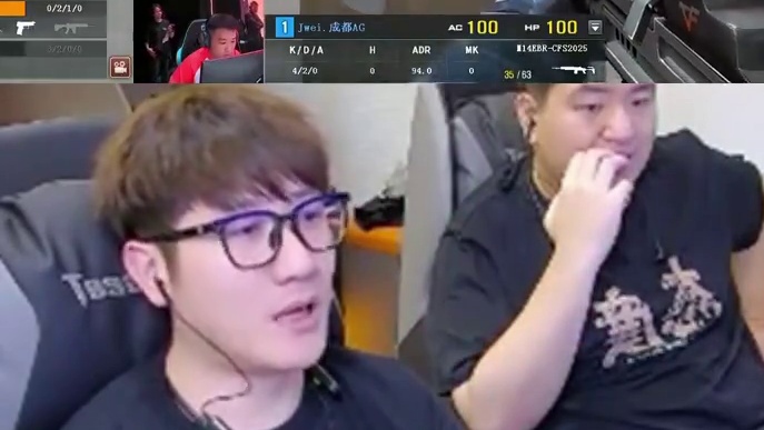 双欧组合鹰眼合力拿下34杀，AG晋级预选赛胜者组下一轮 #EDG挑战成都AG #2025CFS中国区