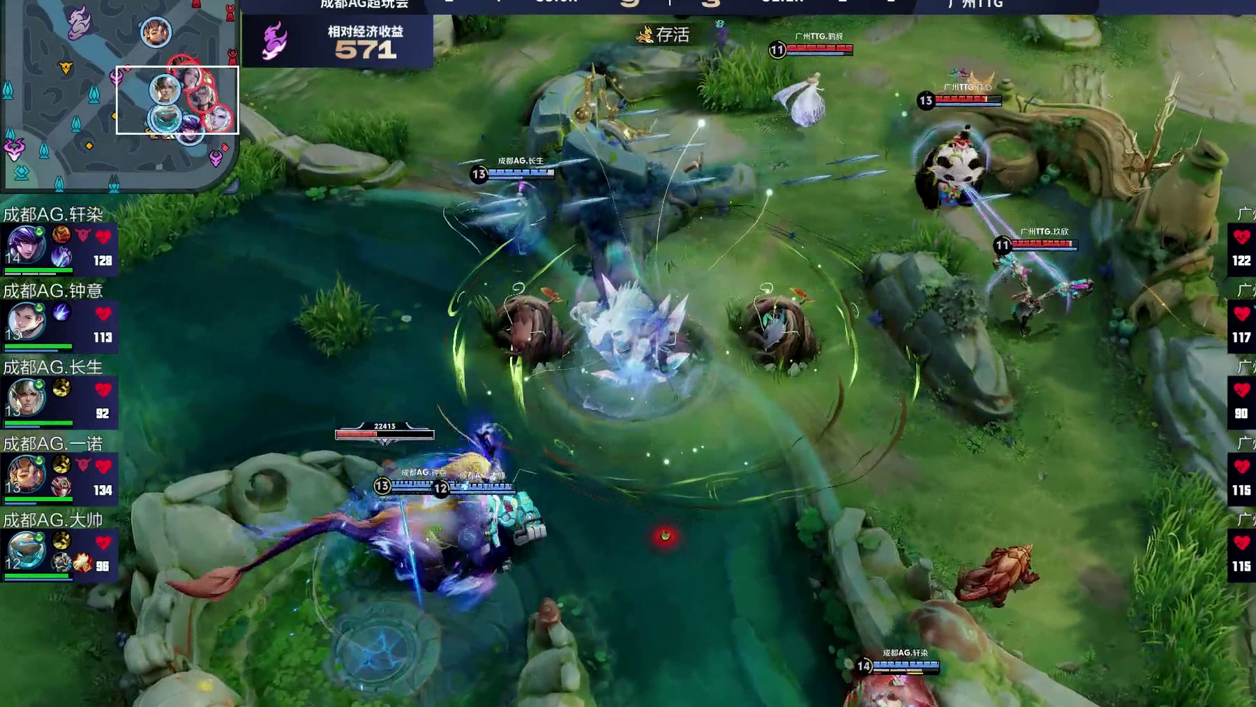 AG以暴君逼团，轩染马超拿下双杀团灭TTG，拿下比赛