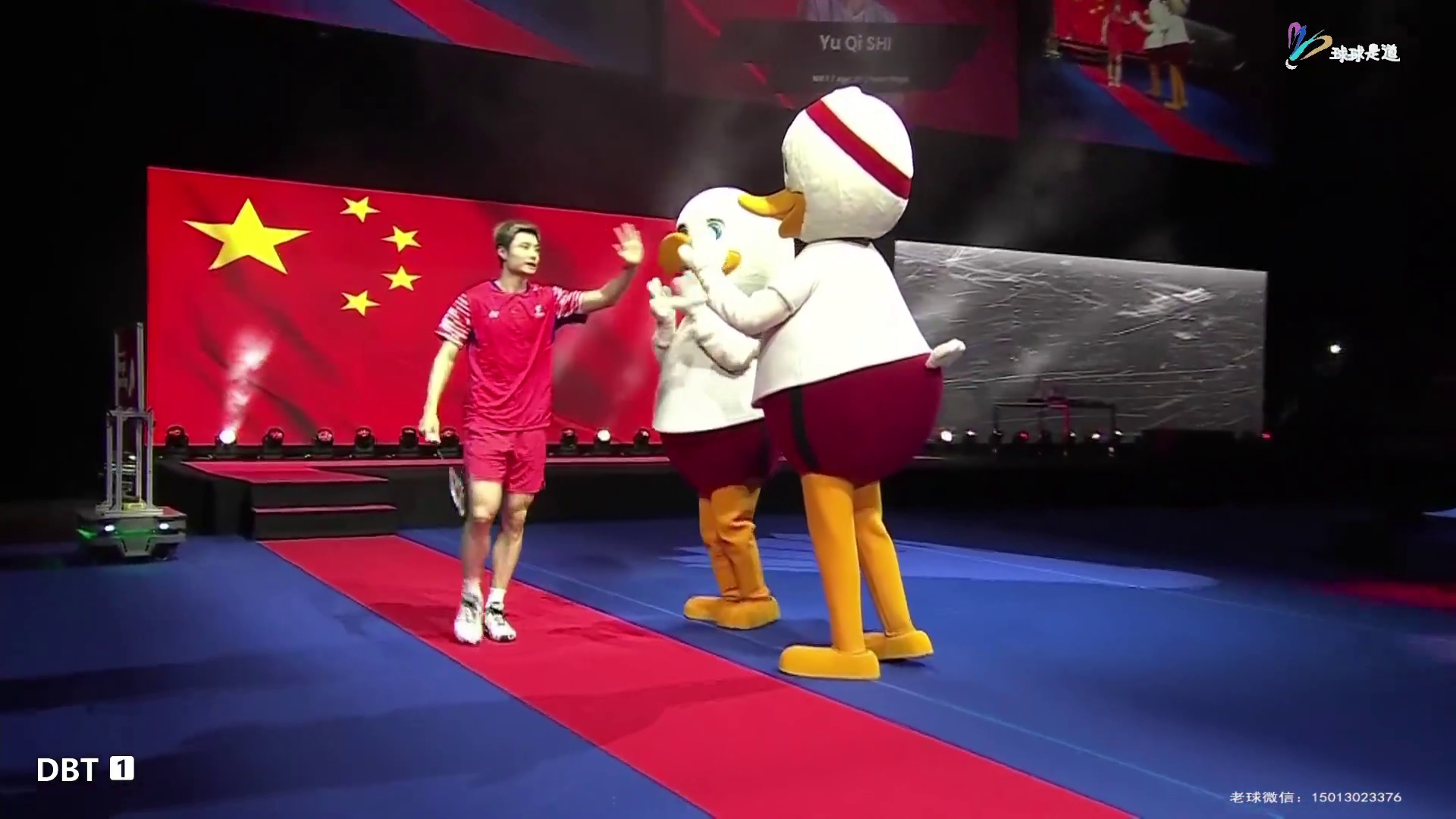 石宇奇VS乔纳坦丹麦羽毛球公开赛-片段1