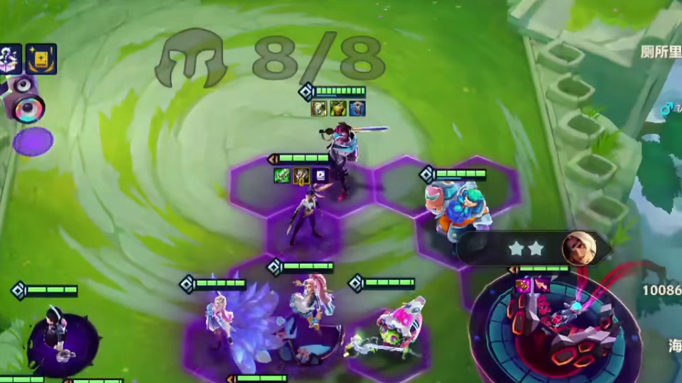 《永动机阿卡丽》 版本最新黑科技玩法，利用法师纹章释放技能回复10%法力值，最多30法力值特性，而阿