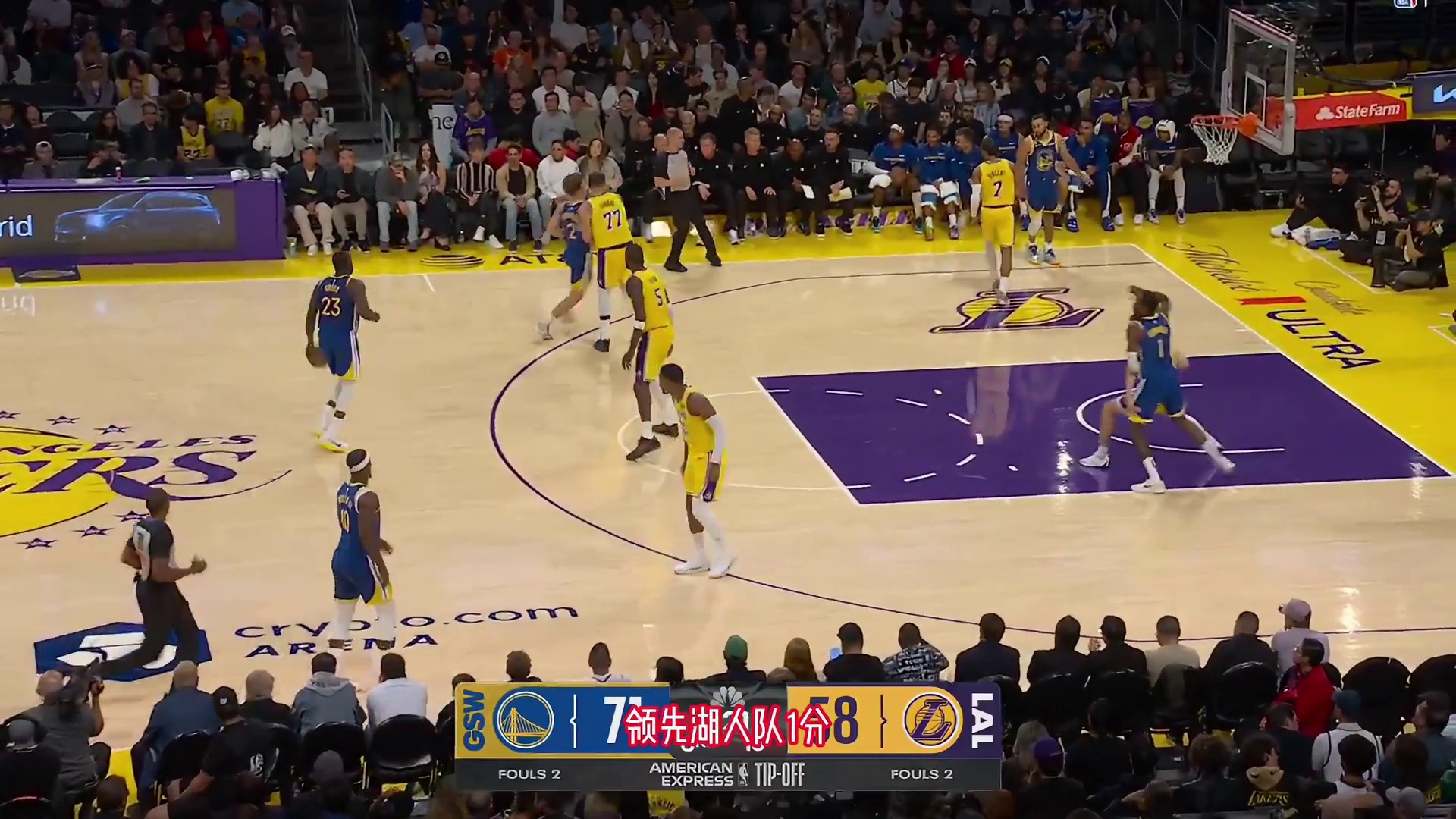 东契奇43分准三双难救主，湖人揭幕战109-119不敌勇士