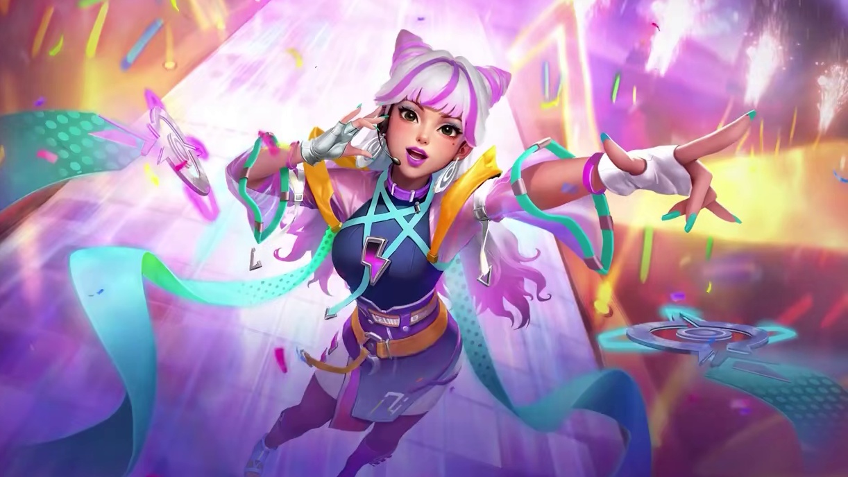 新皮肤展示丨艾美限定皮肤「巅峰巨星·奇彩」
10月23日-11月10日，艾美限定皮肤「巅峰巨星·奇彩