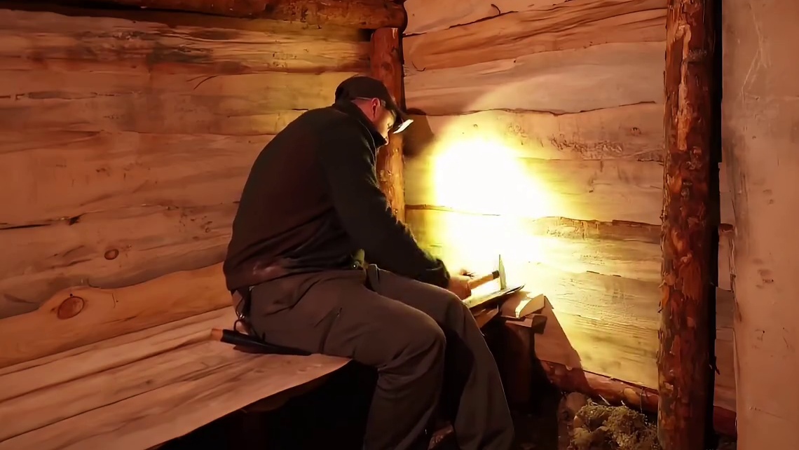 第2集：一口气看完男人在野外搭建了漂亮的小屋