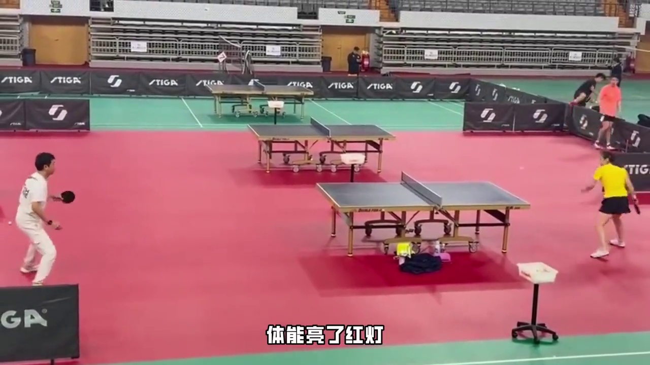 陈梦恢复高强度训练！大喊一声累到蹲在地上，31岁不向年龄屈服 #陈梦 #乒乓球 #全运会