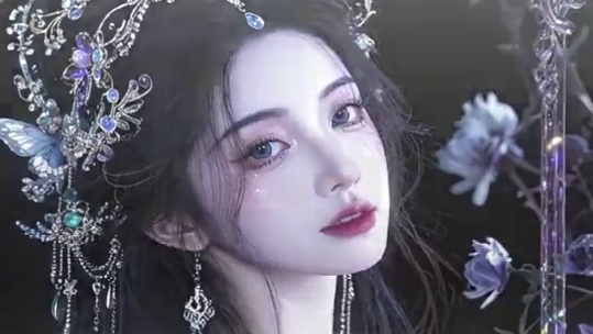 ai半脸魅惑照教程来啦 半面魅惑照拍同款 ai半面魅惑 半面光影氛围感