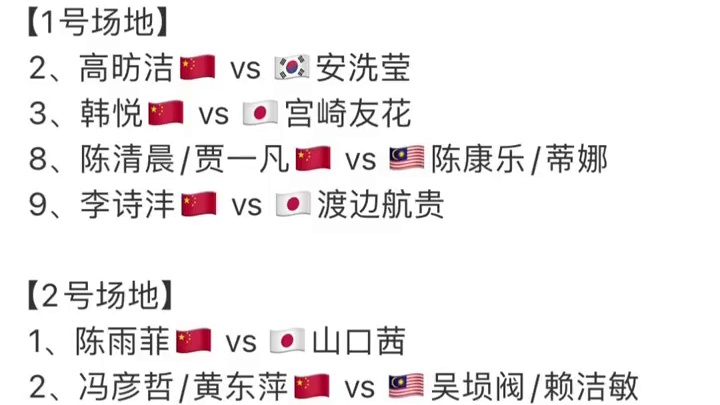 法国赛各单项8进4，混双、男单单线作战