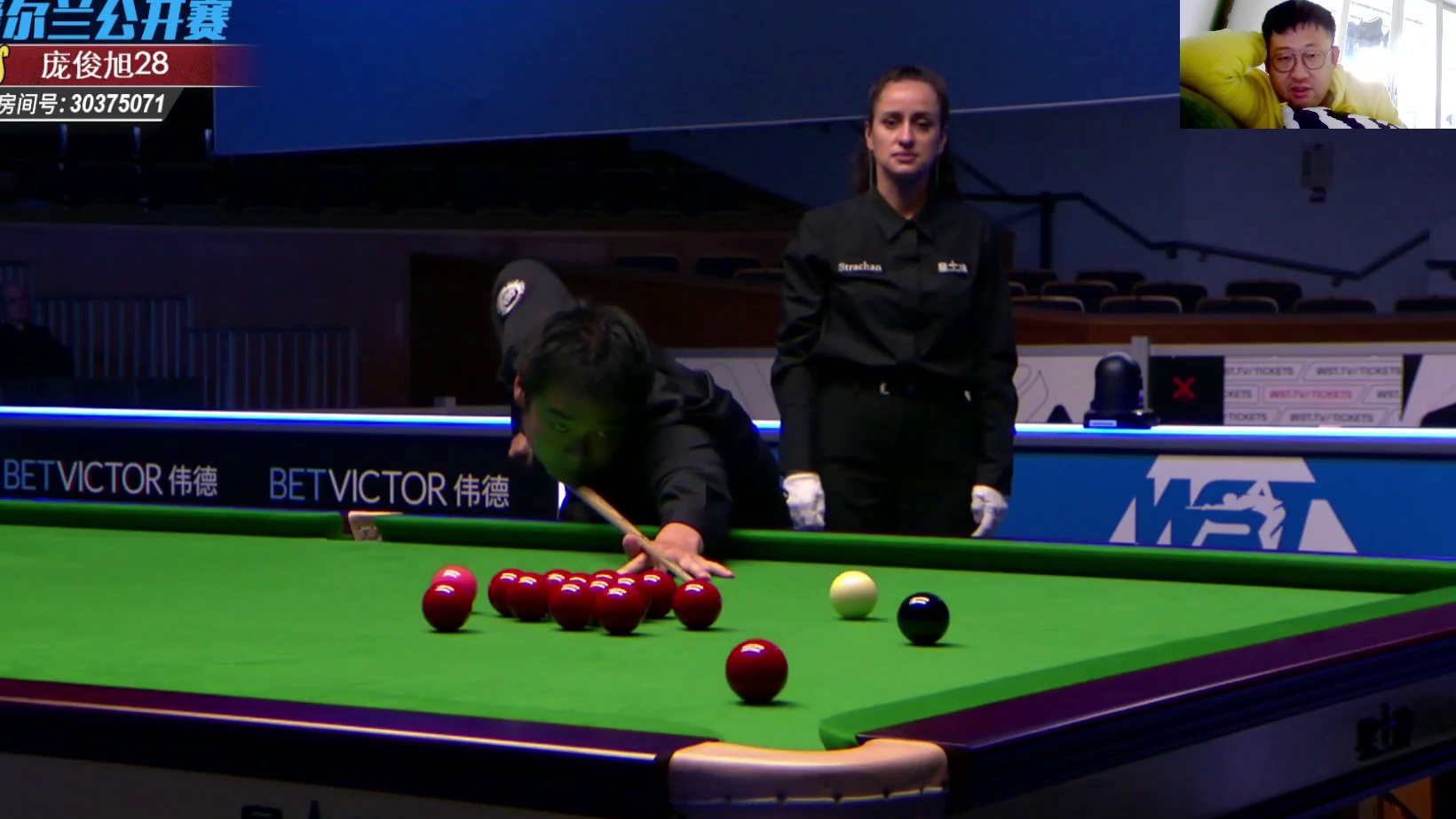 庞俊旭顶住落后压力单杆130+挺进双赛点局