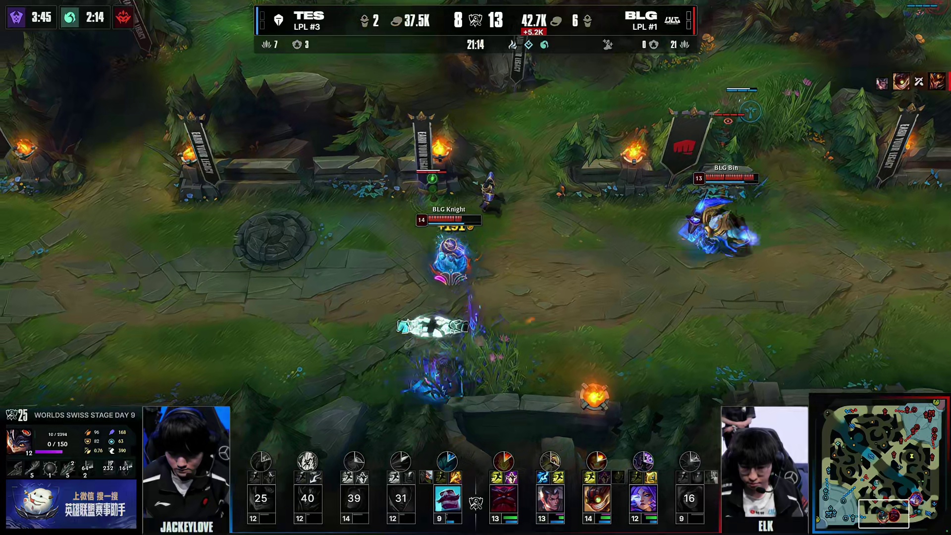 ON妮蔻顶级绕后，BLG打出1换5