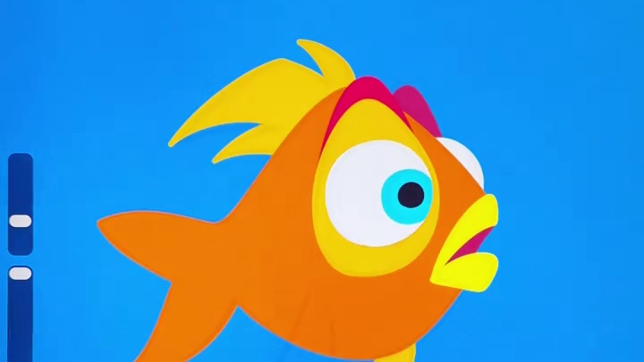 Procreate Dreams如何绘制游动的鱼！