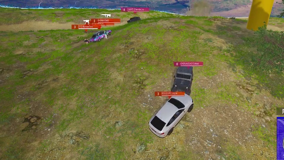 【碰碰车】074 #碰碰车 #老六打法  #pubg #pubg秋日奇遇