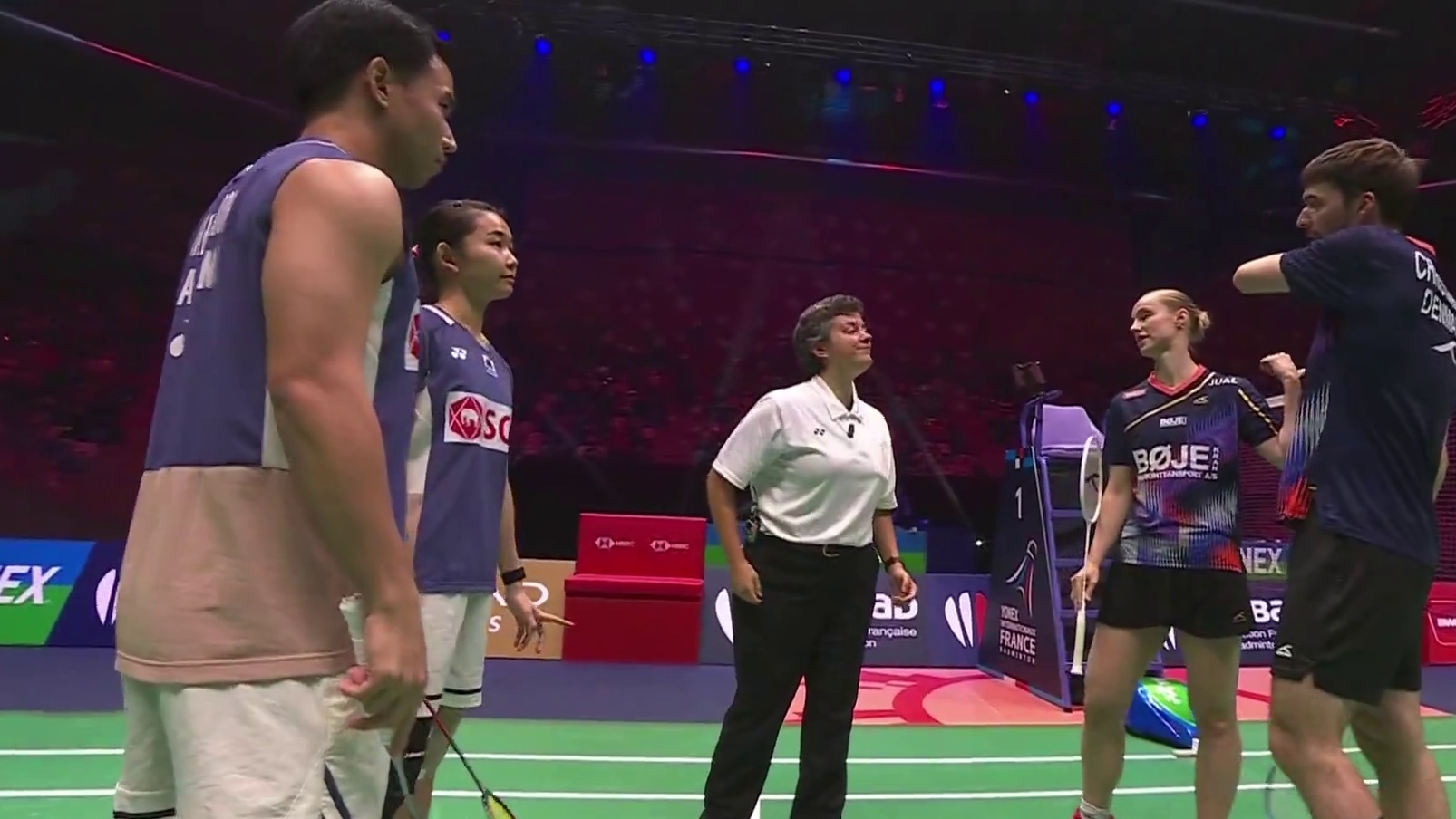 马蒂亚斯/博尔vs德差波/苏皮萨拉法国羽毛球公开赛-片段1