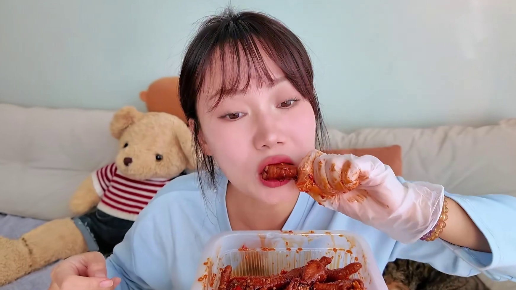 同事“私藏款”鸡爪！真是吃爽了！ #鸡爪 #麻酱鸡爪 #测评 #种草 #安利