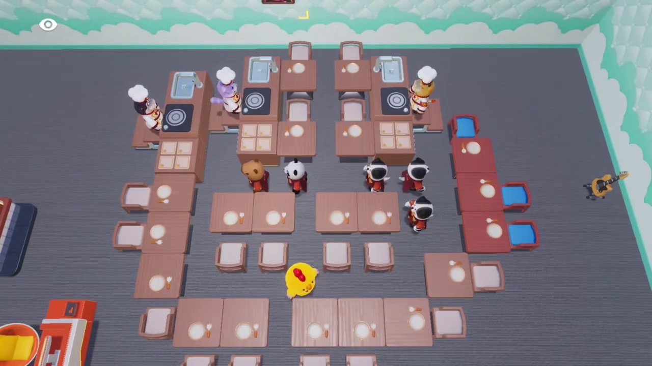 餐厅20桌最新布局，经验微涨