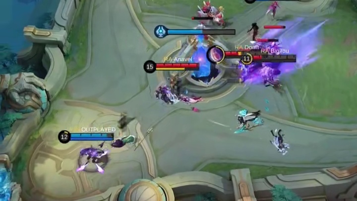 RA手感火热，攻势难挡，mikey关键团战拿下三杀，助力RA成功击败YJN#决胜巅峰全球电竞 #决胜