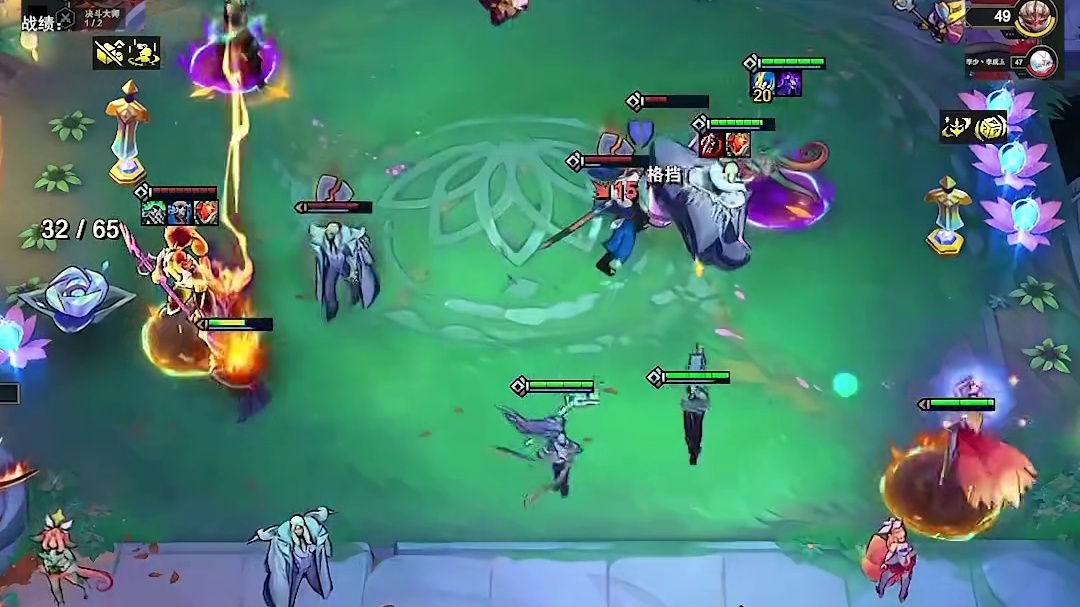 星落狐狸 ，一把游戏3次变阵反杀李少#云顶之弈 #云顶之弈s15 #金铲铲之战 #云顶幻灭