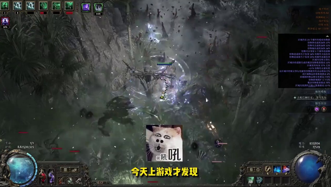 流放之路降临异常状态图标感电和冰缓