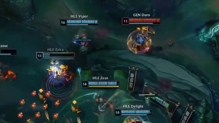 Duro一Q两用 开团控制抵消双开花 #GEN对战HLE   #S15淘汰赛   #英雄联盟S15