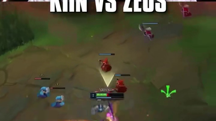 Kiin格温单杀Zeus第一视角 #GEN对战HLE   #S15淘汰赛   #英雄联盟S15  #