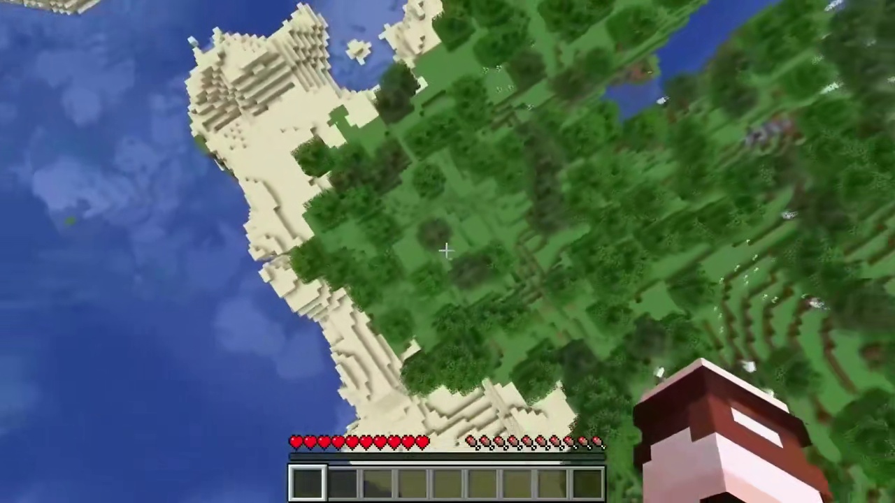 我的世界：当整个mc大陆的重力发生反转，将会是一种什么体验？#我的世界 #mc不灭 #Minecra