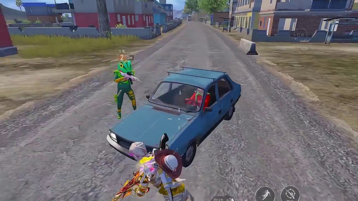 这小番茄是在耍杂技吗？影分身术都给干出来了！ #和平精英 #玩的就是和平精英