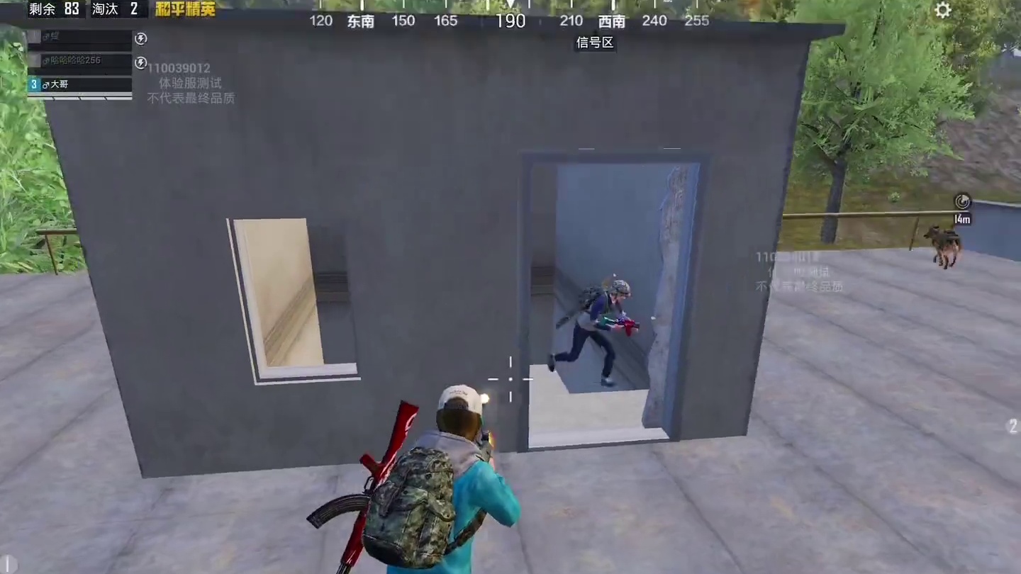 这狗太厉害了吧，相当于多了一个队友！！ #和平精英