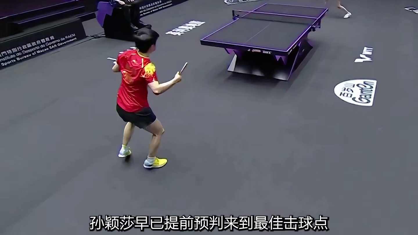 女子打法男性化，孙颖莎最暴力的正手进攻