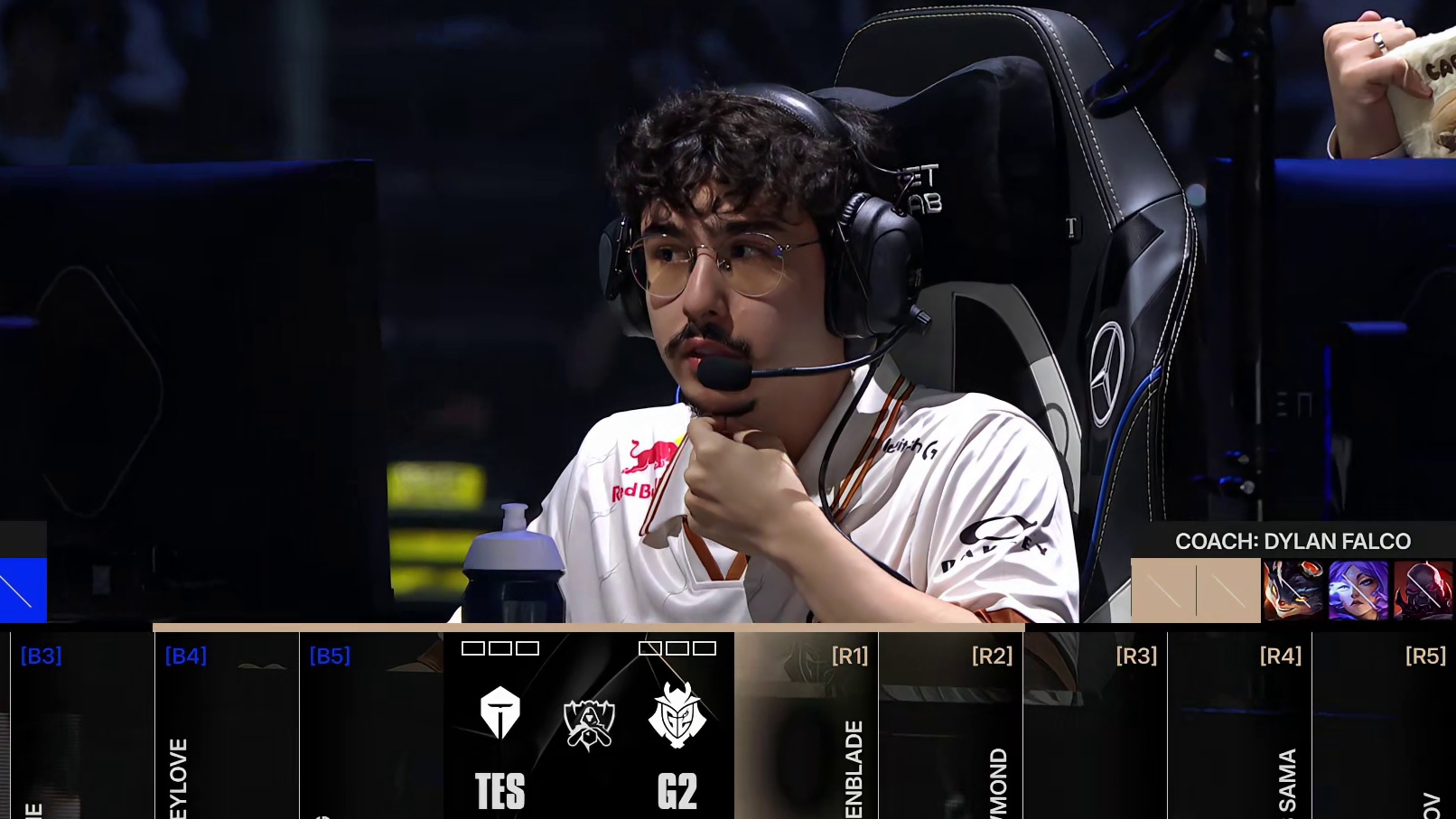 G2 vs TES八强赛第一局BP