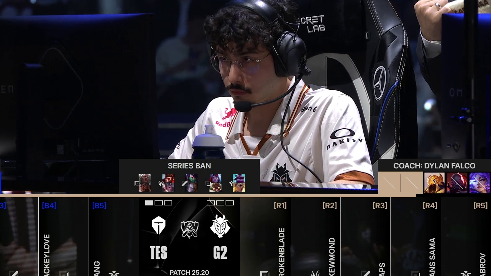 G2 vs TES八强赛第二局BP